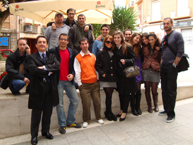 Il gruppo di studenti di Giurisprudenza